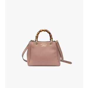 GUCCI Pink Bamboo Tote Bag A-A13784